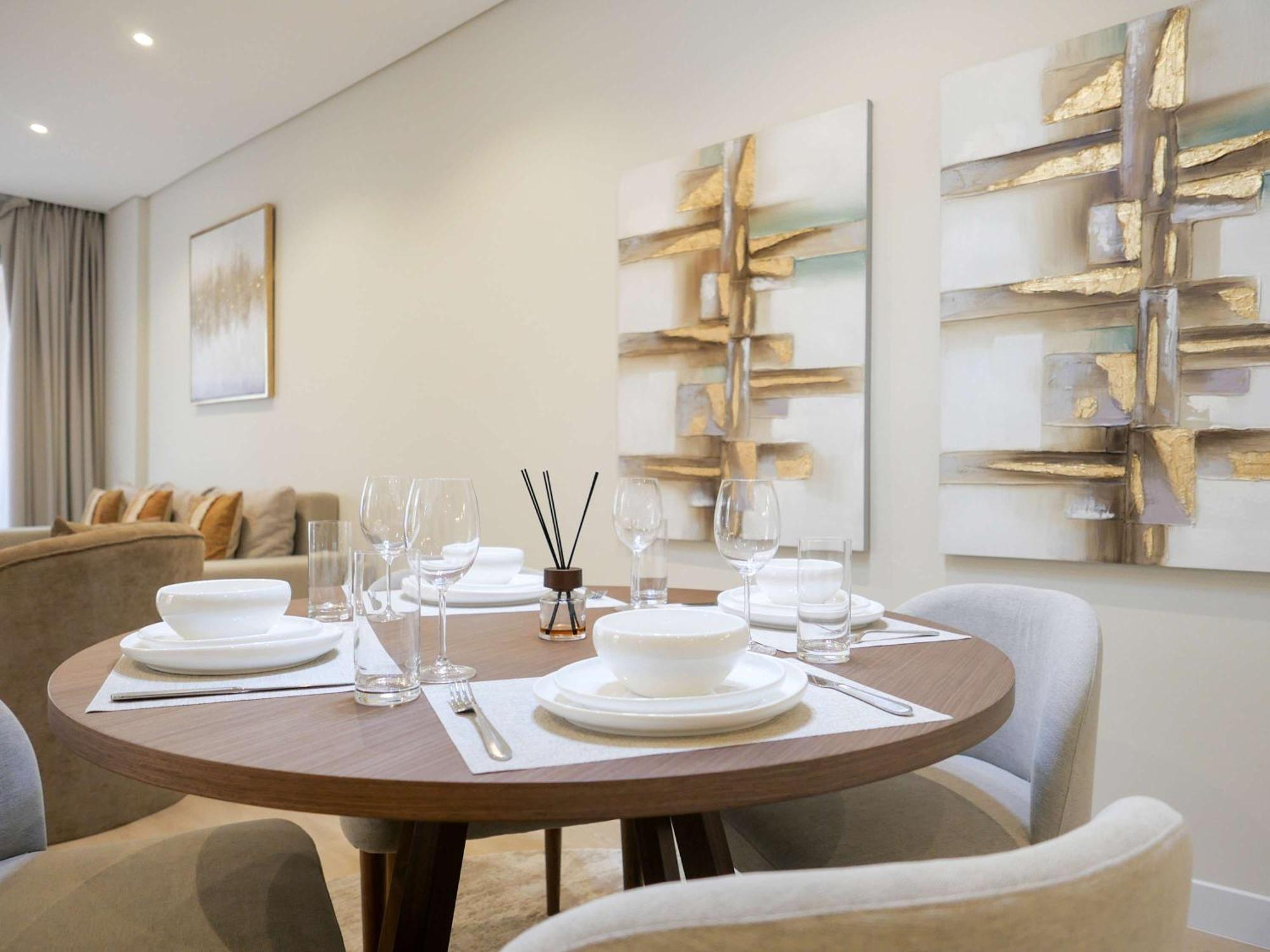 Lovely 1 Bedroom Apartment At 5 Star Resort Dubai Exteriör bild