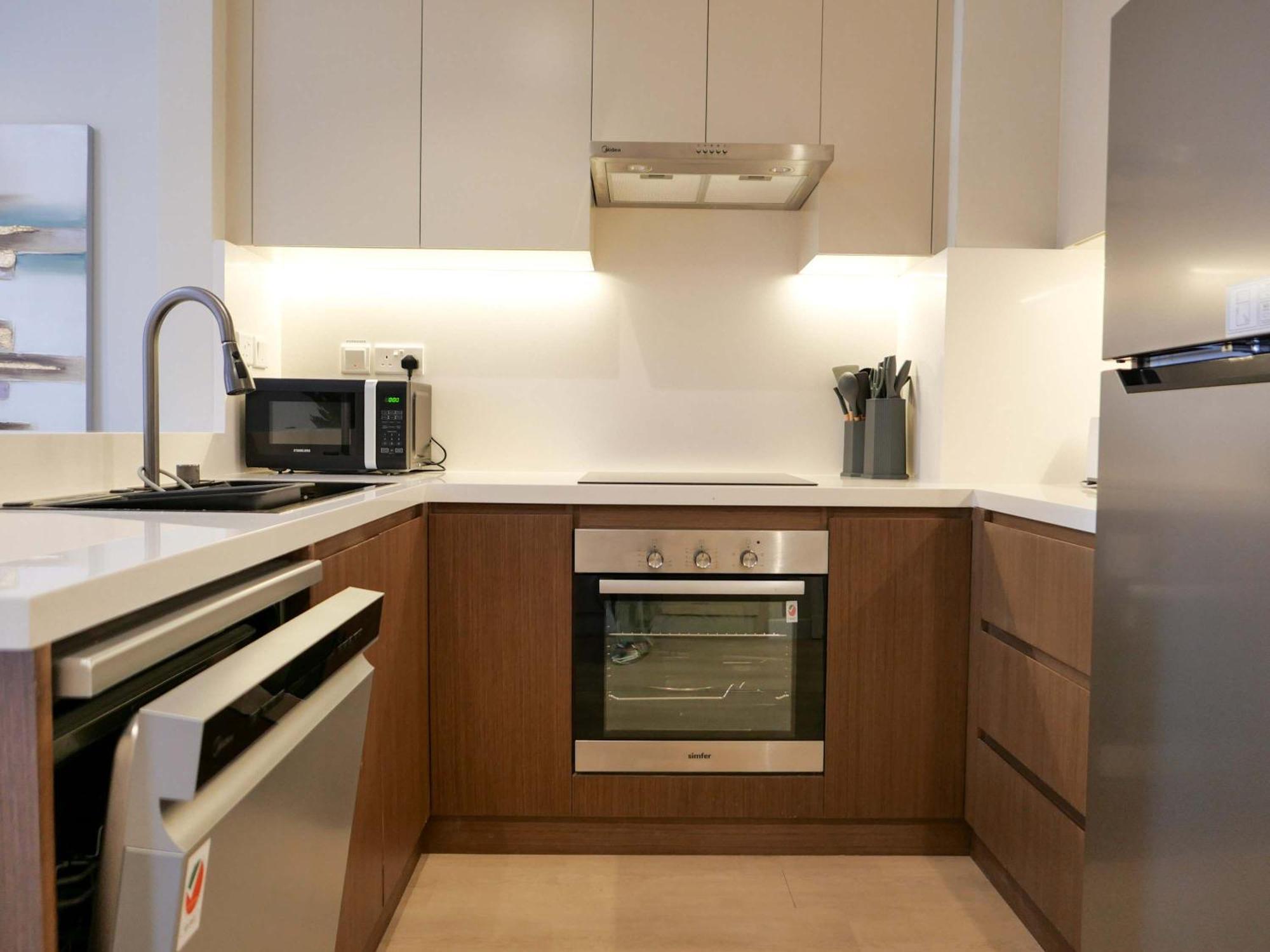 Lovely 1 Bedroom Apartment At 5 Star Resort Dubai Exteriör bild