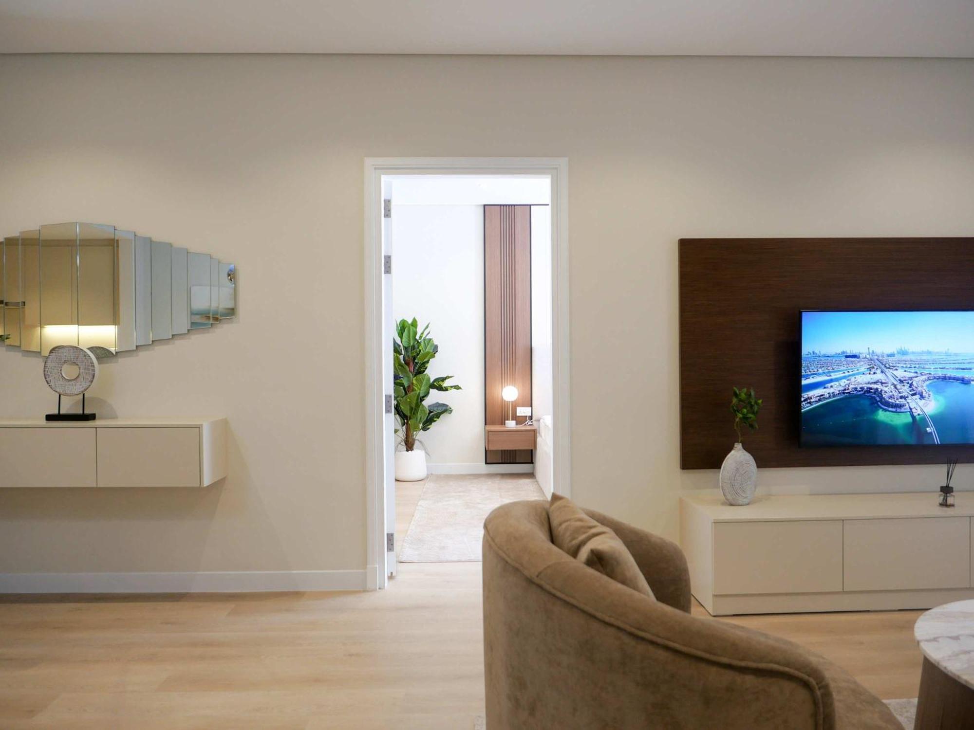 Lovely 1 Bedroom Apartment At 5 Star Resort Dubai Exteriör bild