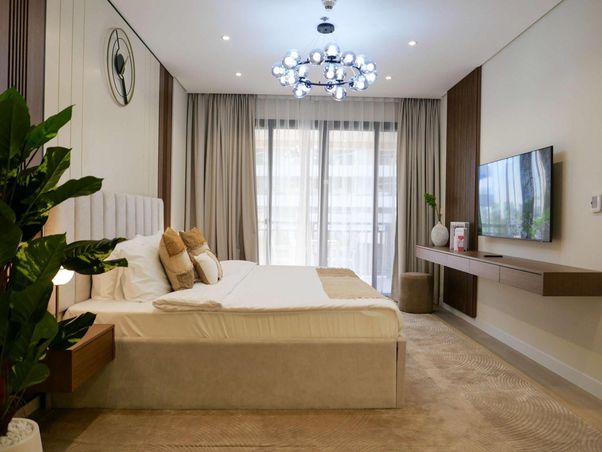 Lovely 1 Bedroom Apartment At 5 Star Resort Dubai Exteriör bild